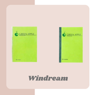 Green apple notebook 3.5x5 & 4x6