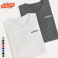 DAILY_B1T1(TSR) 6.0 W/ LOGO Men's T-Shirts - Round Neck Soft Fitted Tees Fresh Classic Tshirts