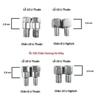 8mm and 10mm mirror leg connector to install rearview mirror