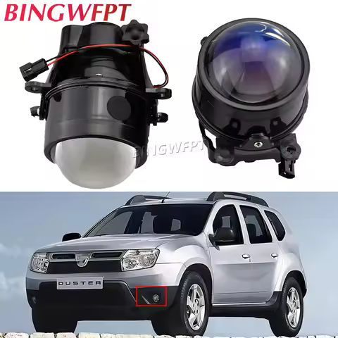 1Pair Fog Lights Tuning PTF For Renault Megane 2/3 Duster Fluence Koleos Kangoo 2003-2015 H11 HID Pr