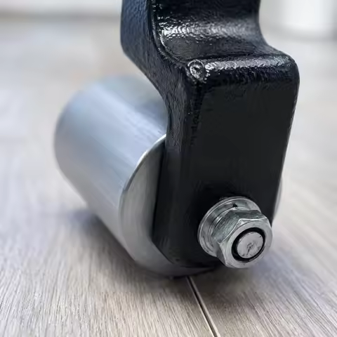 PVC Floor Seam Press Even Pressure Double Wheel Floor Roller Vinyl Flooring Roller Easy Grip Handle