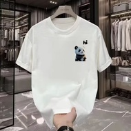 New Brand Red 2026 Men Simple New Style t Short-Sleeved Summer Trend cod2025 Version Net Top Sleeve 