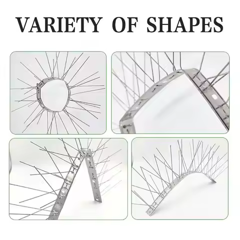 Stainless Steel Birds Spikes Easy Installation 25/33/50CM Bird Repellent Needle Rust Resistance Fire