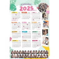 2025 KALENDER JKT48 (HARGA 1 PCS + LAMINASI 2SISI) MOON JPOP CARDS IDOL UNOFFICIAL ADEL ALYA AMANDA 