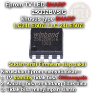 Ic Eprom Firmware TV SHARP LC24LE507i / LC 24LE507i