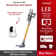 [ Pre-Order ] Airbot Hypersonics Pro Smart Cordless Vacuum Cleaner Handheld Vacuum Cleaner 27000Pa Dust Sensing Auto Spe