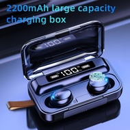 【Clearance Markdowns】 Tws Bluetooth 5.0 Earphones 2200mah Charging Box Wireless Headphone 9d Stereo Sports Waterproof Earbuds Headsets With Microphone