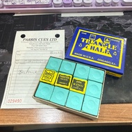 chalk parris cue Triangle Snooker Light Green 1 Piece