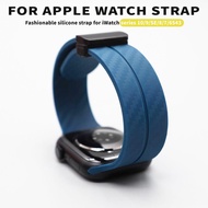 Watch strap Pixel Style Magnetic Silicone For Apple Watch 46mm 41mm 44mm 45mm iWatch Series S10 9 8 