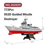 ✨052D Guided Missile Destroyer Building Blocks 772 Pcs SEMBO Block Ship Bricks Toy Set