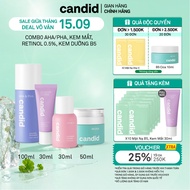 Retinol 0.5% Set & B5 Cica Cream 50ml & AHA 100ml & Eye Cream 30ml