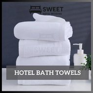 SWEET 100% Cotton Bath Towel Hotel / White Towel Hotel / 毛巾 / 浴巾 - 400g / 500g
