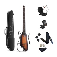 Donner HUSH-I Hush Series Silent Guitar Kit Mahogany กีต้าร์โปร่งไฟฟ้า
