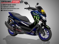 Decal stiker full body Yamaha Nmax 150 new Monster energy Edition - HIGH QUALITY DECAL