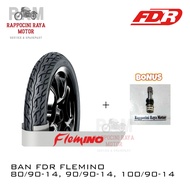 Fdr FLEMINO Tires 100/90 14 Lexi Tubeless Ring Rear Tires 14
