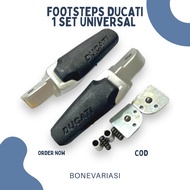 DUCATI Footsteps Pair of DUCATI Rear Footrests BASTEP BOSTEP REAR FOOTSTEP DUCATI PAIR
