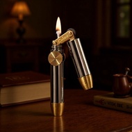 Grinding Wheel Gyro Pen Kerosene Lighter Fidget Spinner Pen Multifunctional Decompression Toy Pen Ro