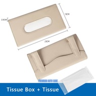 Tissue holder tempat tissue mobil model jepit warna hitam  Black  Car tissue box sun visor seat back