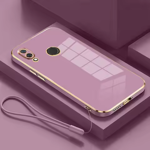 For Huawei P20 lite Case Huawei P20 lite Phone Case ANE-LX1 ANE-LX2 HWV32 Case Luxury Square Plating