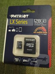Patriot美商博帝 MicroSDXC 128G Class10記憶卡
