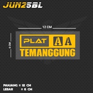 AA TEMANGGUNG PLATE CUTTING STICKER JUN25BL JTG/