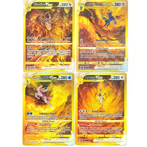Proxy Pokemon Card PTCG Arecus Giratina Origin Forme Dialga Palkia Vstar Universe Ur Trading Card Ga