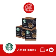 STARBUCKS เนสกาแฟ โดลเช่ กุสโต้ แคปซูลกาแฟ STARBUCKS AMERICANO HOUSEBLEND สตาร์บัคส์ อเมริกาโน่ เฮาส