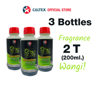 CALTEX Plus 2T (200ml/3 Bottles) - 2T Wangi Suitable for YAMAHA RXZ Y125Z Y110