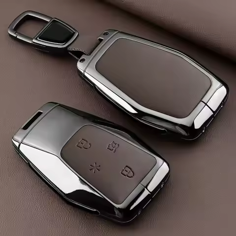 Zinc Alloy Car Key Case Cover Shell Protector Fob Holder for GAC Toyota BZ7 2026 Bozhi 7 NFC Card Ke