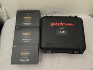 7Artisans 七工匠 spectrum 35mm, 50mm, 85mm T2.0 Full Frame Cine Lens for Sony FE