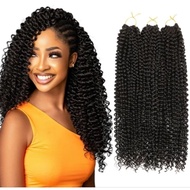 GRIYA REMA Curly Hair Extensions Waterwave Hair Extensions Curly Hair Extensions Curly Embroidery Ha