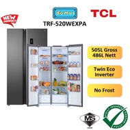 2026 TCL Side By Side Refrigerator Inverter Fridge 465L Nett Peti Sejuk Peti Ais Side By Side 冰箱 TRF