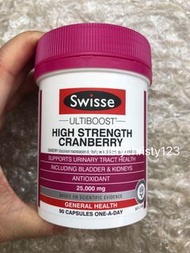 (新版 90粒) ~ Swisse 蔓越莓 (Swisse High Strength Cranberry Tab.) ~到期日: 2023年 07月