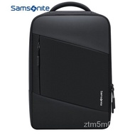 W-6&amp; Samsonite Men's Business Backpack Student Schoolbag Waterproof15.6Inch Large Capacity Laptop Backpack JUVJ