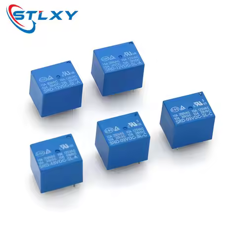 5PCS Relay SRD-5VDC-SL-C SRD-12VDC-SL SRD-3VDC SRD-9V relays 4/5PINS 12V DC High Quality