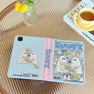 เคสไอแพด Gen9 10.2 Air5 Pink Ghost เคสiPad Gen8 Air4 10.9 ใส่ปากกาได 11pro 2024 gen7 10.2 Air6 MINI7