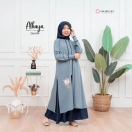 NEW PRODUCT!!! ATHAYA TUNIK SET - Gamis anak lebaran terbaru 2024 / Gamis set rok terpisah / Bahan c
