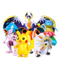 Deformation Pokémon Pokemon Action Figure Pikachu Action Character Anime Toy Doll Child Birthday Christmas Gift