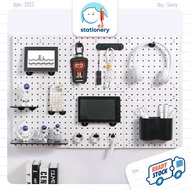 🇲🇾 Ready Stock Pegboard Perforated Display Board Wall Display Rack Peg Board Wall Mounted Hole Board