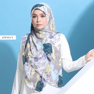 [READY STOCK] TUDUNG BAWAL BIDANG 55 LAYLA CURVE  BY ZIHALUV