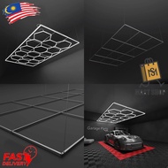 LED Hexagon Honeycomb Light Frame Car Garage Detailing Work Lighting Office Pendant Lamp Frame Showr