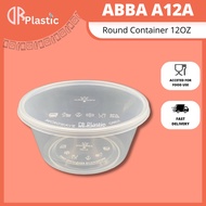 PP ROUND CONTAINER WITH LID/A12A/ 50SETS/PKT (BEKAS BULAT) - Bekas Bubur Nasi/ Bekas Laksa/ Bekas Bi