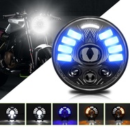 5.75 Inch Motorcycle LED Headlight forHarley Sportster Dyna Low Rider Street Bob Iron 883 Motorcycle