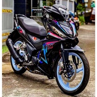 coverset Honda RS150R V1 V2 / Winner / RS 150 rainbow dan sticker