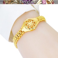 Real 916gold bauhinia watch chain