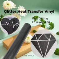 1 Cuộn Vinyl chuyển nhiệt dạng bọt lấp lánh/bóng lấp lánh/lấp lánh - Lấp lánh cho vải áo phông chuyể