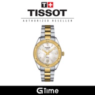 [Official Tissot Warranty] Tissot T101.910.22.111.00 Women's PR 100 Sport Chic Quartz Golda Watch T1019102211100