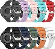 Compatible for Garmin Forerunner 158/Forerunner 55, 20mm Width Silicone Wristband Replacement WatchBand Strap for Garmin Forerunner 158/Forerunner 55/Vivoactive 3/Forerunner245/Forerunner645