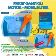 Jumbo 5 Liter Oil Change Container 1000ml Oil Change Measuring Cup Simple Practical Funnel Latest Ca