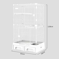 PetStern 🐱🏡กรงแมวพรีเมี่ยม 3 IN 1 รุ่น3กับ4ชั้น พร้อมช่องกระบะทรายแมวและลิ้นชักในตัว กรงแมวขนาดใหญ่